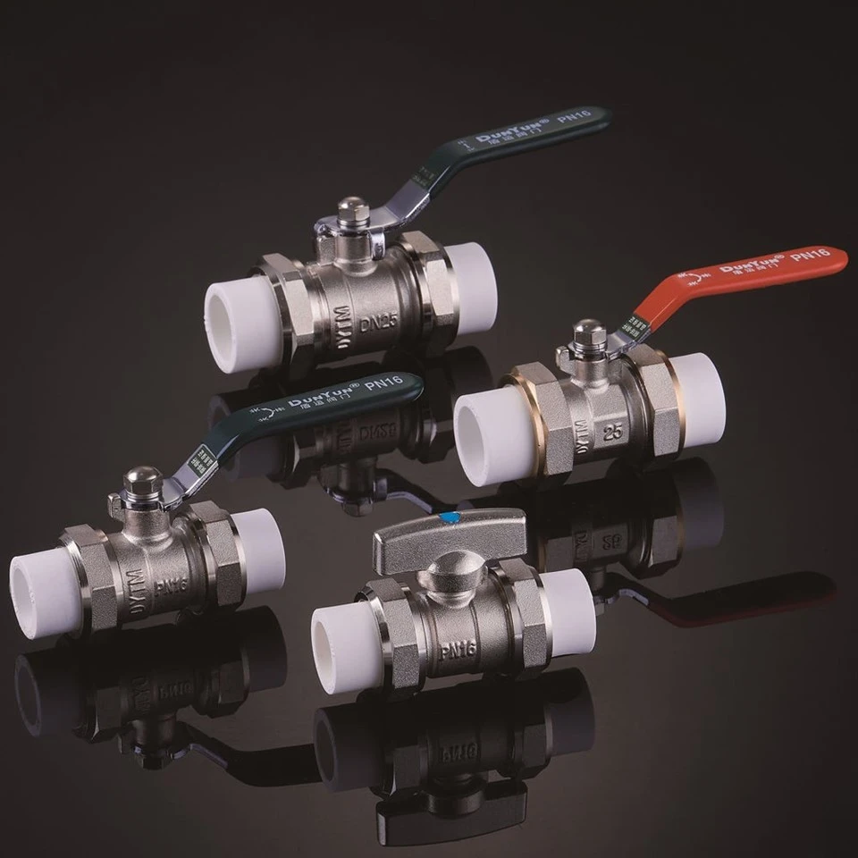 Brass Temperature-sensing Lockable Ball Valve high quality